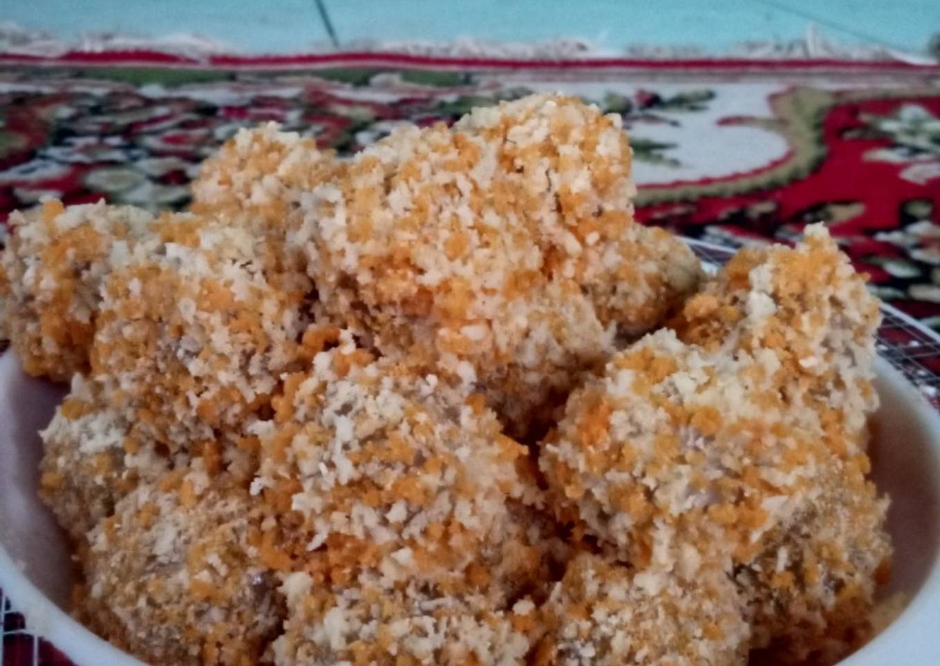 Cilok crispy isi bakso pedas