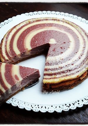 Une photo de ☆Tarte Zèbrée aux Cerises☆