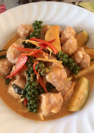 รูปของ ผัดเผ็ดหมูเด้ง