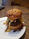 Brad's bacon garlic pub burger