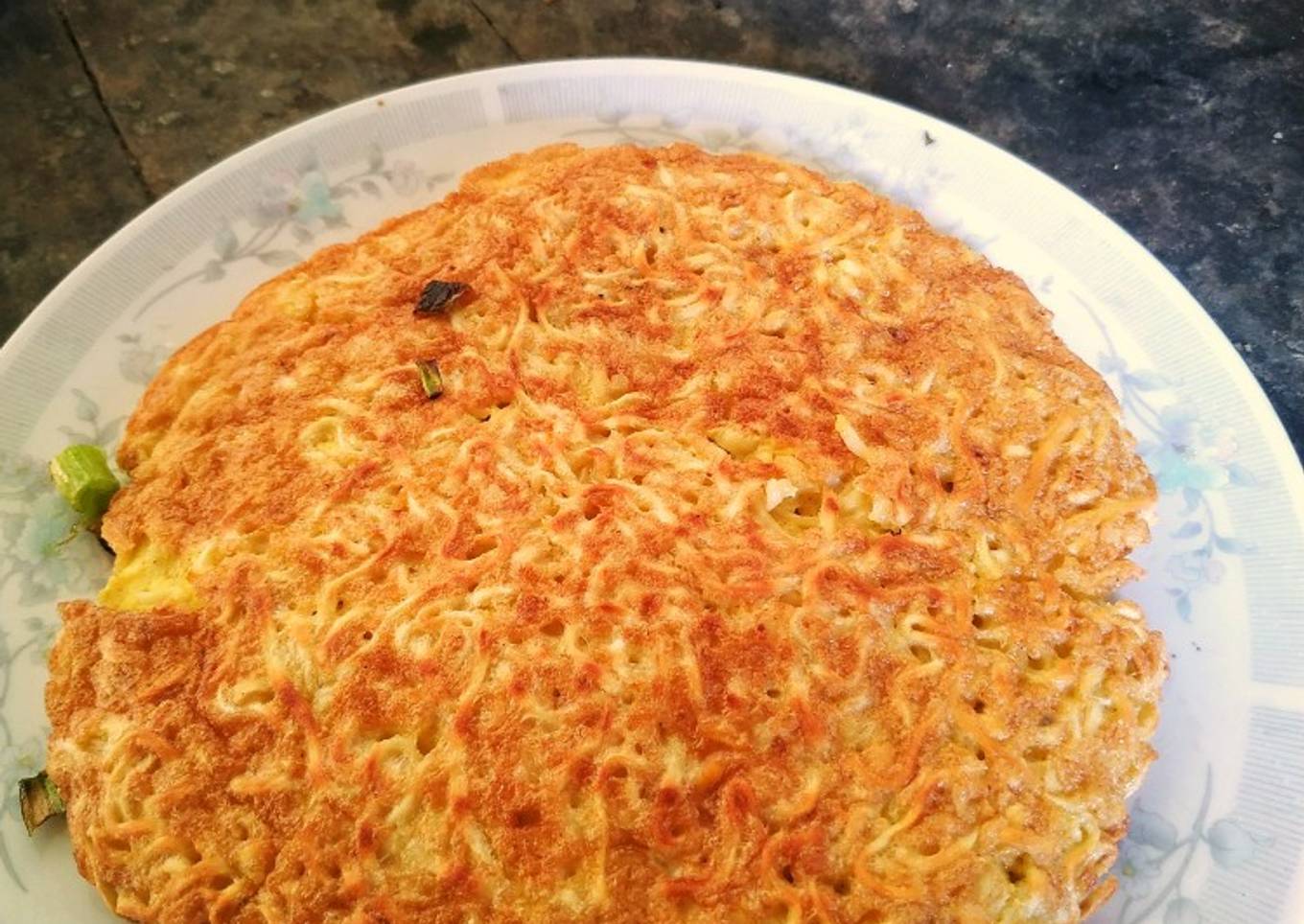 Omellete mie pedas