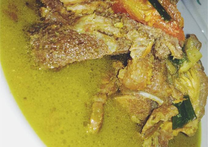 Anti Ribet, Memasak Sayur Iga Sapi Bumbu Kuning Untuk Jualan