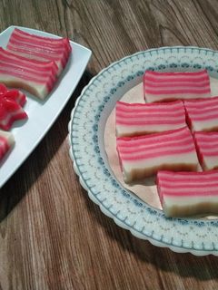 Foto resep Lapis beras merah putih