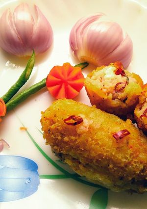 রাইস কাটলেট(rice cutlet recipe in Bengali) রেসিপির প্রধান ছবি