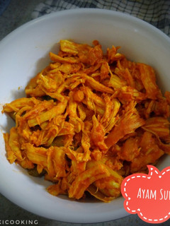 Foto resep Ayam Suwir Pedas/Ayam Suwir Bali