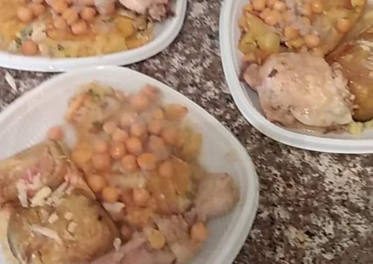 كباب على طريقتي مع مقلوبة الأرز بنة