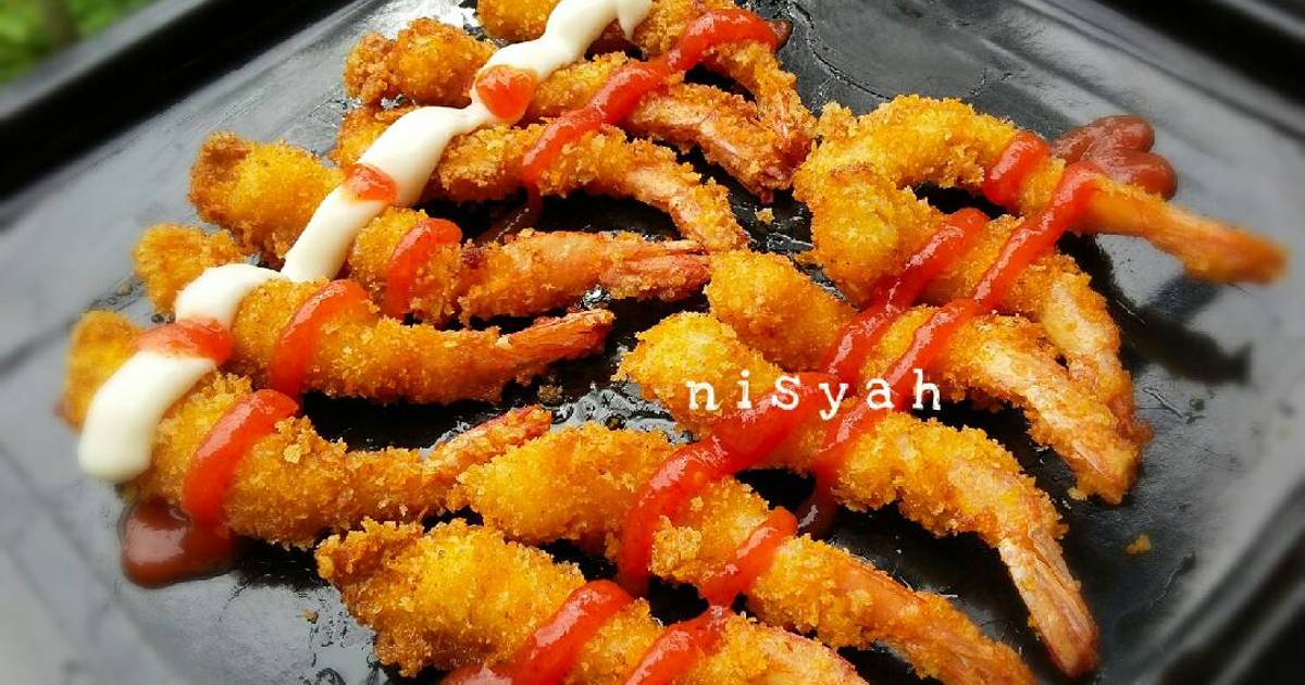  Resep  Ebi  Furai  alias Udang  Goreng  Panir Simpel Kranci 