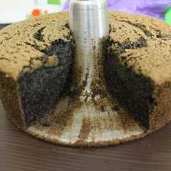 A picture of Chiffon cake ketan hitam ncc.