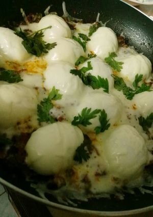 صورة لوصفة بيض بحمسة الطماطم