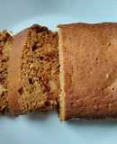 Torta de plátano macho maduro, avena y bocadillo de guayaba