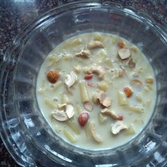 A picture of Pasta Payasam.