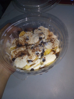 Una foto de Postre split