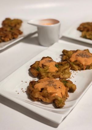 Une photo de Beignets de courgettes