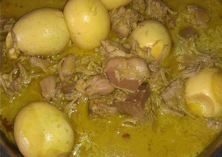 Gulai nangka campur telur maknyuuus