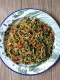 Tumis Daun Singkong Bunga Pepaya