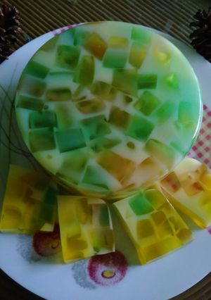 Foto resep Puding mozaik (susu)