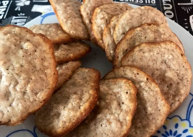 Galletas de avena y canela Receta de Vicky Alborneo- Cookpad