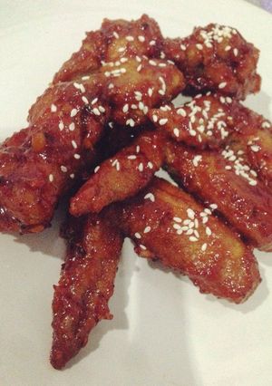 Foto resep Spicy chicken wings ala richeese KW