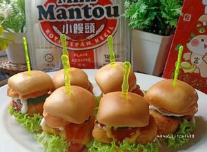 Gambar Mantou Burger