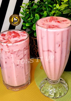 A picture of Tarbooz Ka Sharbat Watermelon Drink Fireless 2 Minute Recipe.
