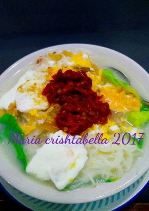 Foto resep Bihun rebus(rasa sambal terasi tomat)