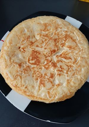 Una foto de Tortilla de patata cocida al microondas