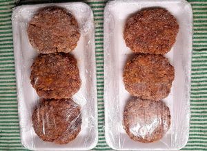 Una foto de Hamburguesas de carne molida y soja texturizada (para freezar)