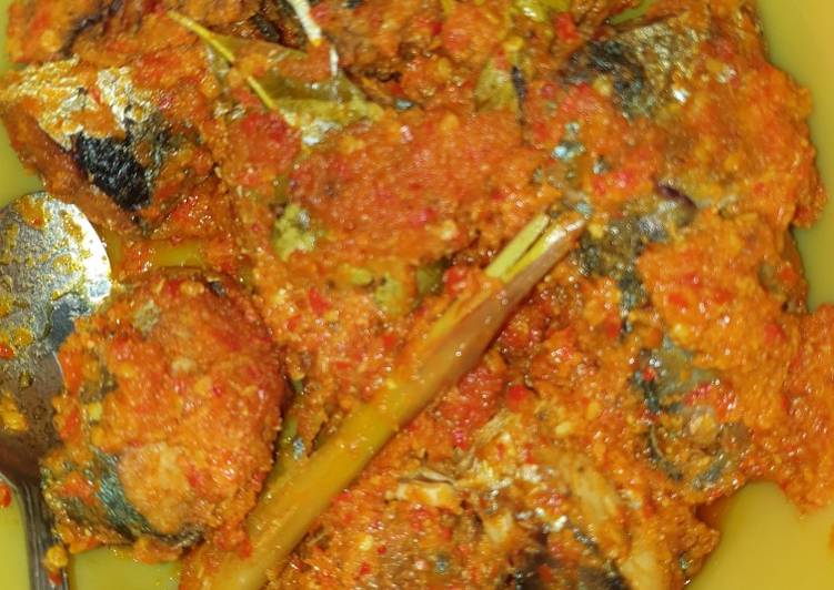 makanan Kembung Layang Balado Jadi, Enak Banget