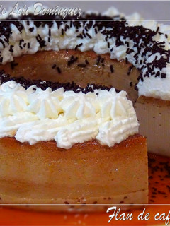 Una foto de Flan de café irlandés