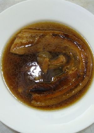 Hình của món Thịt Kho Tàu với nước tương (Bố Nấu).