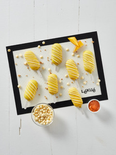 Una foto de Helado cremoso de yogur y mango |Moldes para helado cremoso - Lékué