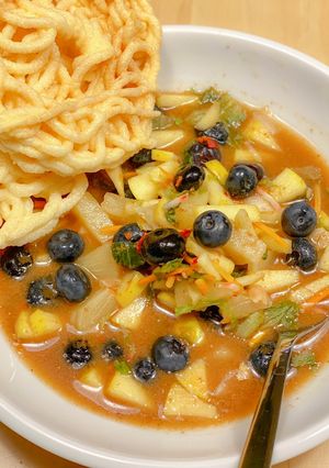 Foto resep Rujak Gobet Blueberry