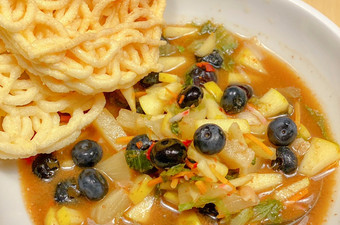Anti Ribet, Memasak Rujak Gobet Blueberry Bahan Sederhana