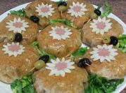 Una foto de pastela de marisco