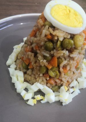 Una foto de Arroz yakimeshi