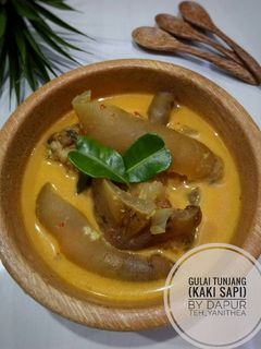 Foto resep Gulai Tunjang (Kulit Kaki Sapi/Kikil) #KitaBerbagi
