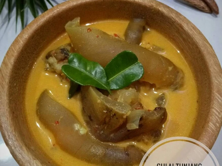 Cara Gampang Menyiapkan Resep Gulai Tunjang (Kulit Kaki Sapi/Kikil) #KitaBerbagi yang Enak