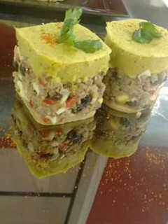 Una foto de Pastel de carne con batatas