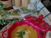 A picture of pumpkin celery soup