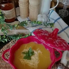 A picture of Pumpkin soup.