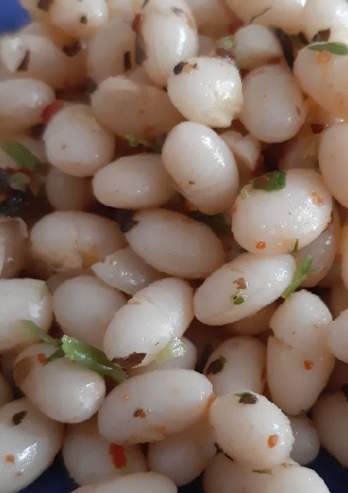 Una foto de Mini alubias a la vinagreta