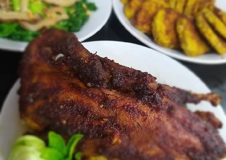 Resep Bebek panggang bumbu rempah Top Enaknya