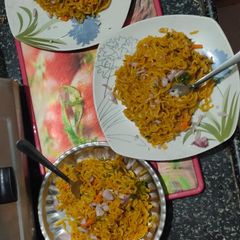 A picture of Cheese 🧀 masala Maggi.