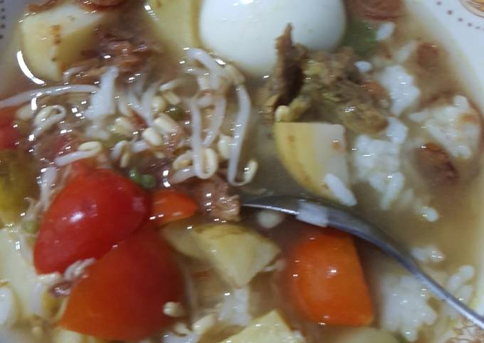 Resep Soto ala2 uli 😄😘 Anti Gagal