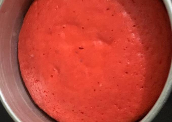 Recipe of Quick Red velvet eggless cake