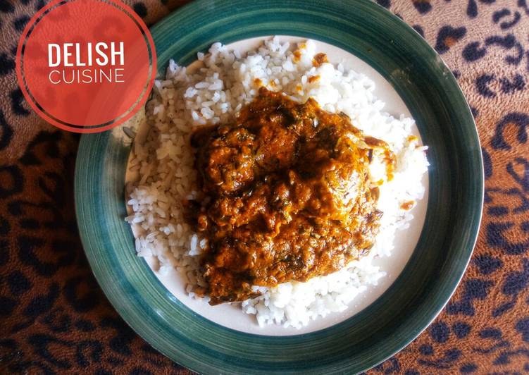 Recipe of Favorite White rice and banga stew