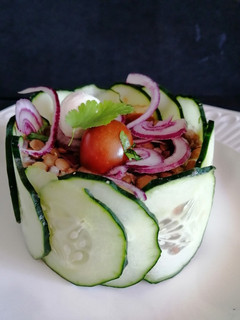 Una foto de Ensalada de lentejas
