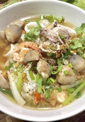 รูปของ ข้าวต้มหมึกกุ้ง