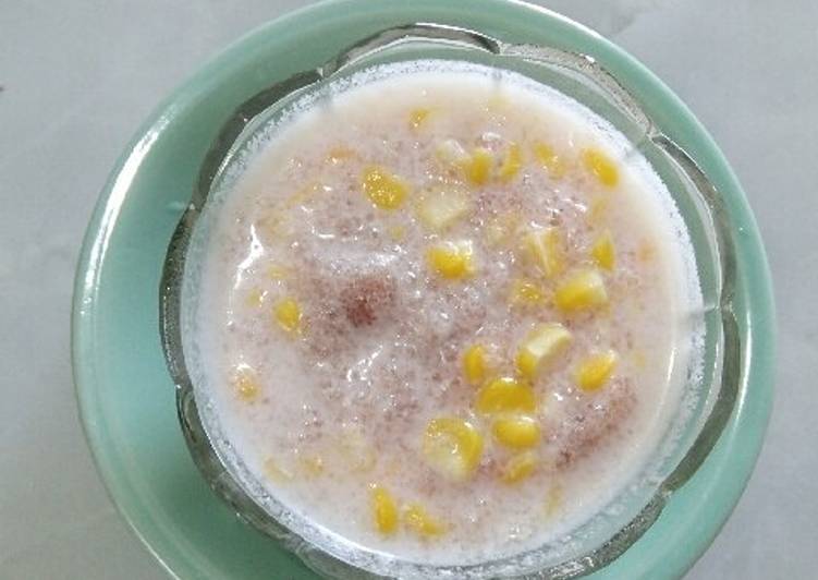 Cara buat Bubur jagung sagu tutupola yang lezat Untuk Jualan