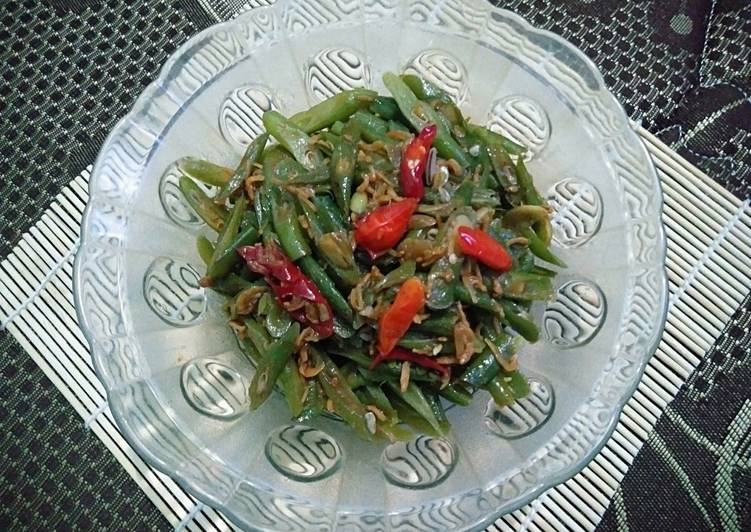 Resep Tumis buncis teri medan yang Menggugah Selera